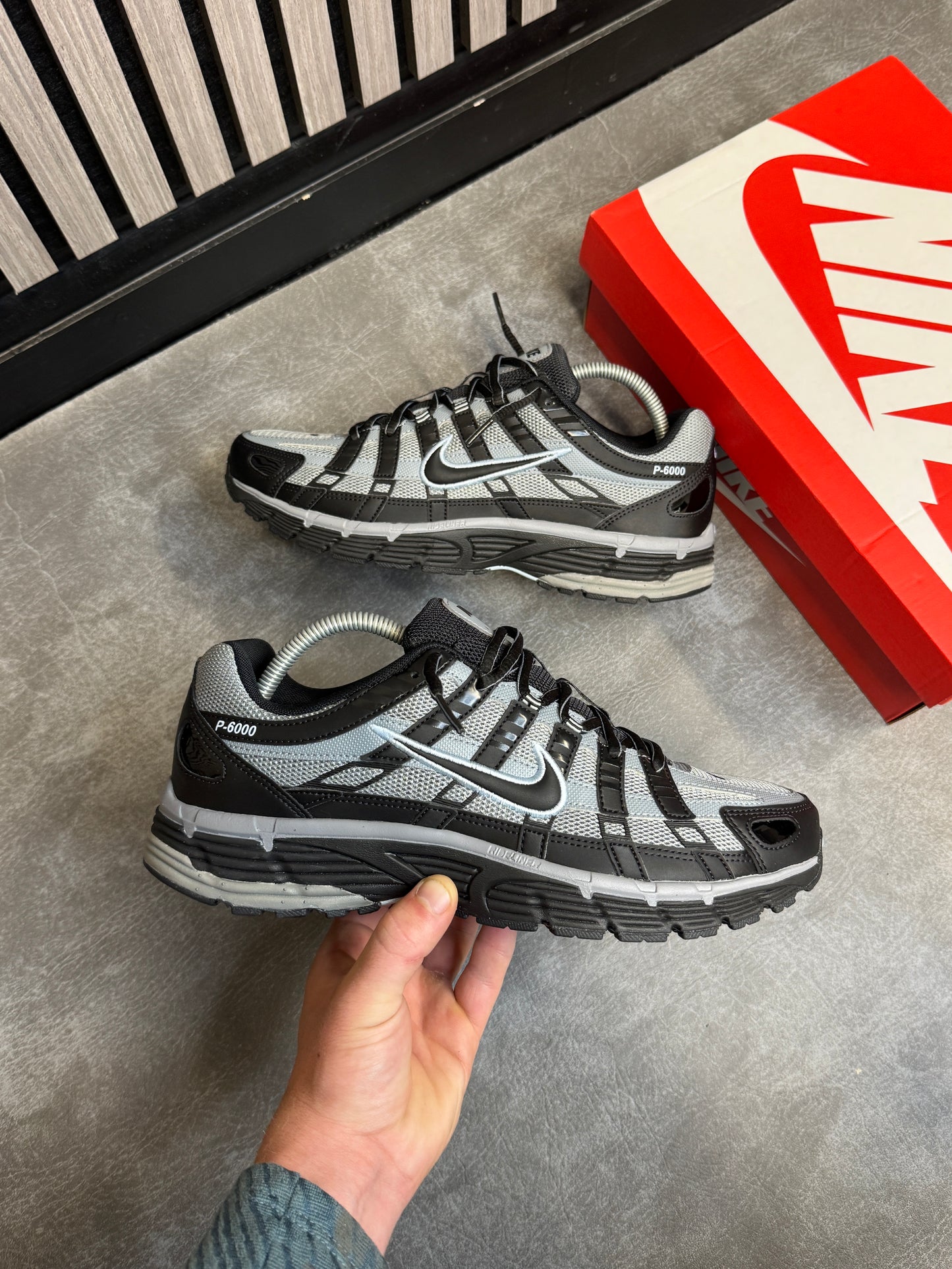 NIKE P6000 BLACK COOL GREY NOIR