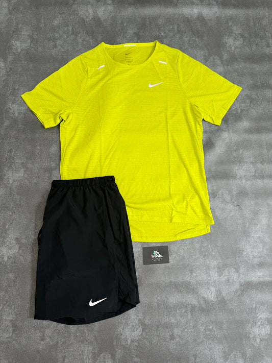 NIKE MILER LIGHT GREEN SET