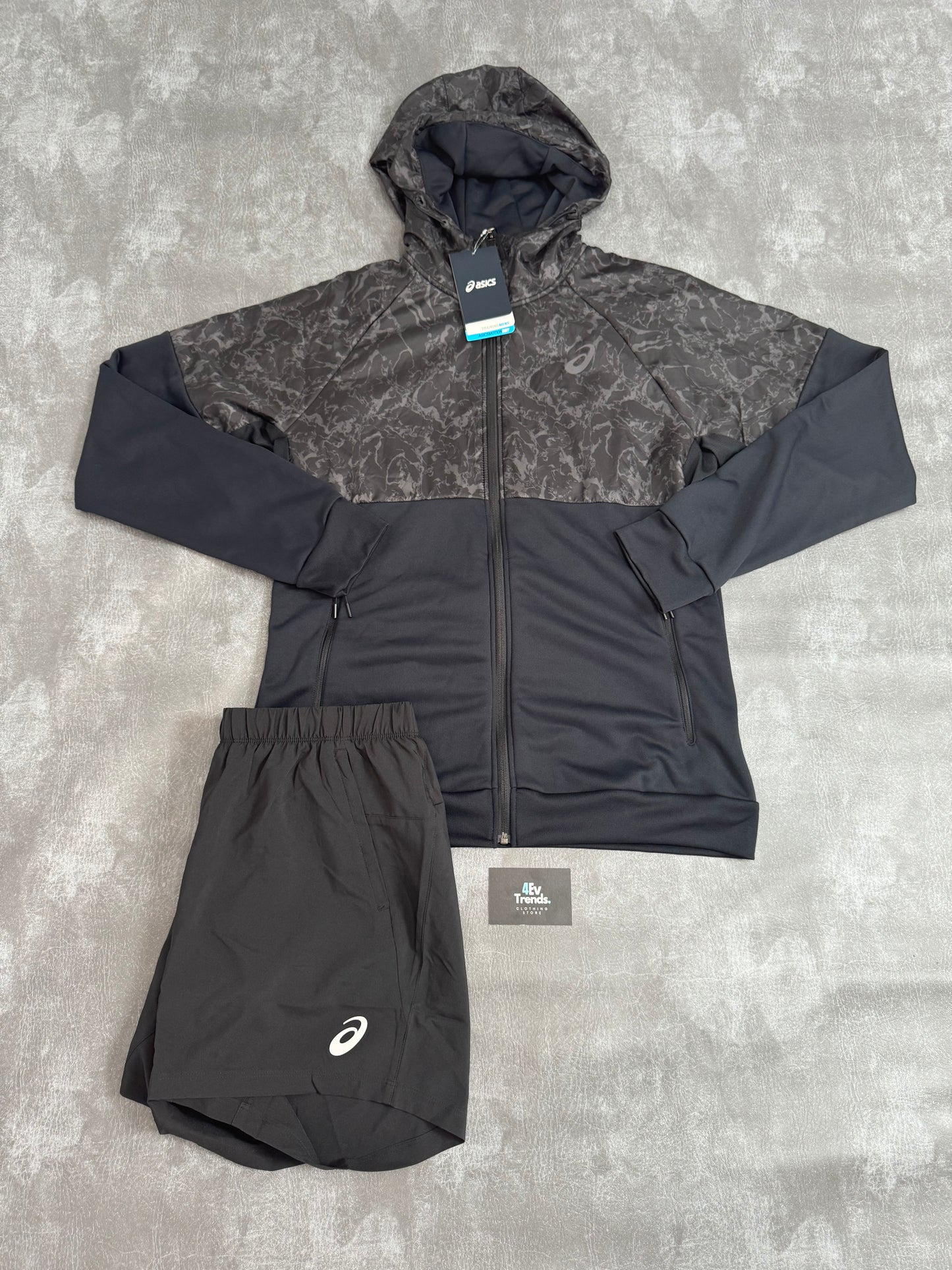 ASIC BLACK JACKET SET