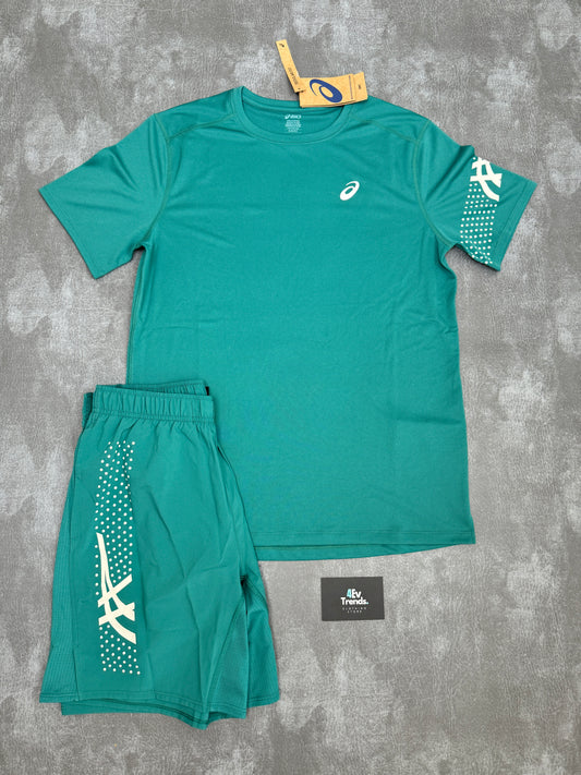 ASICS Teal Seamless Set